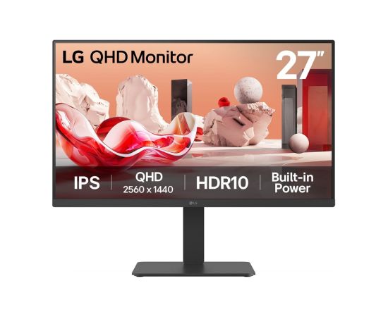 LG 27BA54QB-B 27 " IPS QHD 16:9 75 Hz 5 ms 2560 x 1440 pixels 350 cd/m² HDMI ports quantity 2 Monitori LG 27BA54QB-B 27 " IPS QHD 16:9 75 Hz 5 ms 2560 x 1440 pixels 350 cd/m² HDMI ports quantity 2 Monitori