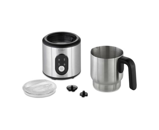 Caso Crema & Choco Milk frother, LED Display, 360° base station, Inox Caso Crema & Choco Milk frother 01666 0,35 L 500 W Black