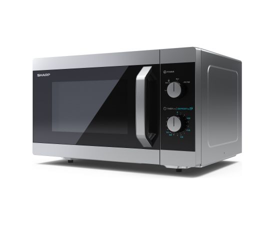 Sharp Microwave oven YC-MS31E-S Free standing 900 W Silver