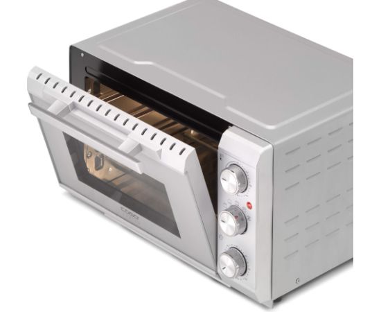 Caso Compact oven TO 20 SilverStyle Easy Clean Compact 1500 W Silver Mini cepeškrāsnis un virsmas