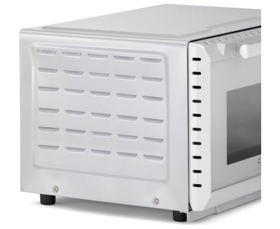 Caso Compact oven TO 20 SilverStyle Easy Clean Compact 1500 W Silver Mini cepeškrāsnis un virsmas
