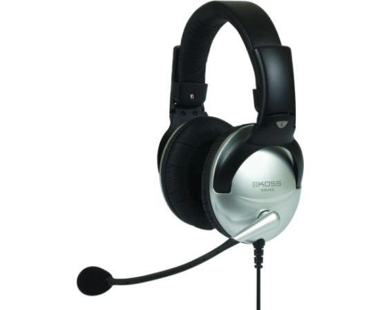Koss Headphones SB45 Wired On-Ear Microphone Noise canceling Silver/Black Austiņas