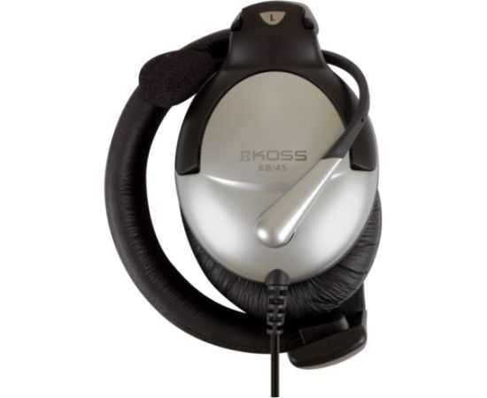Koss Headphones SB45 Wired On-Ear Microphone Noise canceling Silver/Black Austiņas