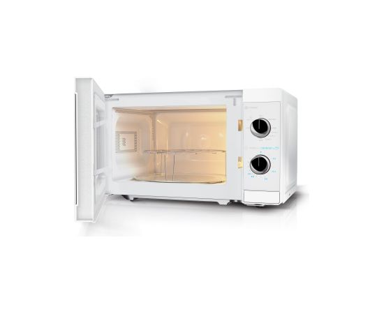 Sharp Microwave Oven with Grill YC-MG01E-C Free standing 800 W Grill White