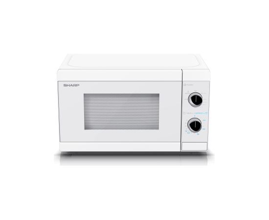 Sharp Microwave Oven with Grill YC-MG01E-C Free standing 800 W Grill White