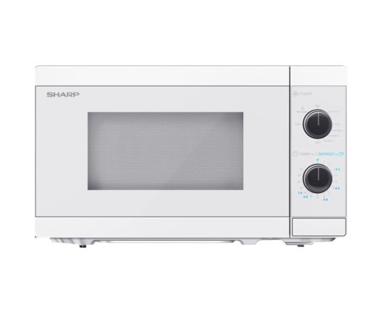 Sharp Microwave Oven with Grill YC-MG01E-C Free standing 800 W Grill White