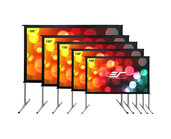 Elite Screens Yard Master 2 Mobile Outdoor screen WV-Dual OMS120H2-DUAL Diagonal 120 " 16:9 Viewable screen width (W) 266 cm Проекционные экраны на подставке