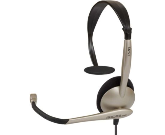 Koss Headphones CS95 Wired On-Ear Microphone Black/Gold Austiņas