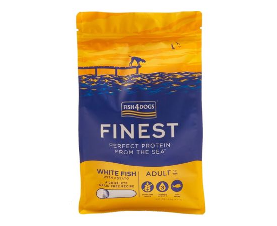 Fish4Dogs Finest Ocean White Fish Małe Rasy 1,5kg Suņu barība