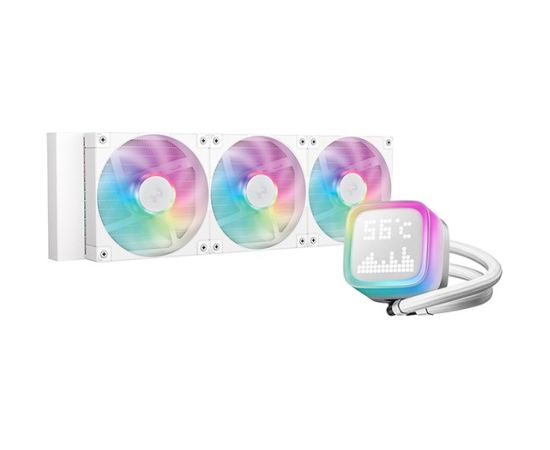 DeepCool LP360 Computer case, Processor All-in-one liquid cooler 12 cm White 1 pc(s) Охлаждение процессора