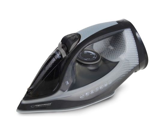Esperanza EHI011 Steam iron Ceramic soleplate Grey, Black 2600 W Утюги и системы