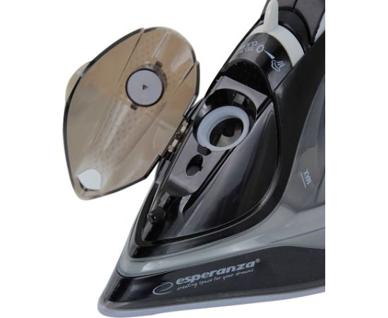 Esperanza EHI011 Steam iron Ceramic soleplate Grey, Black 2600 W Утюги и системы