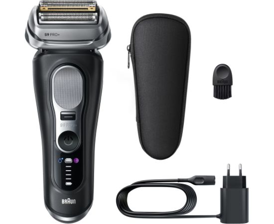 BRAUN bārdas skuveklis 9 Pro+, melns - 9600s Skuvekļi vīriešiem