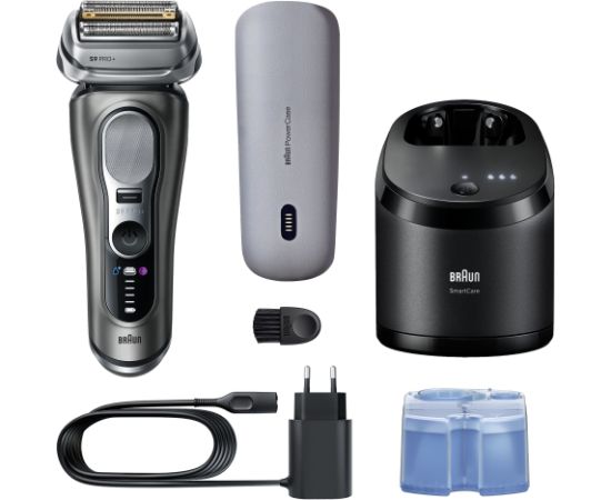 BRAUN bārdas skuveklis 9 Pro+, pelēks - 9675CC Бритвы для мужчин