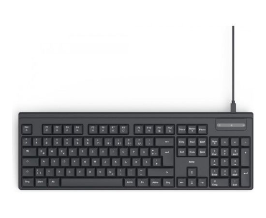 Hama Klawiatura ck-100 przewodowa czarna Klaviatūras