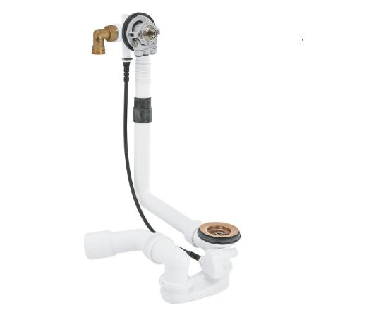 Grohe vannas sifons Talentofill, ar uzpildi, bez dekoratīvās daļas, plastmasa, brushed warm sun Cифоны