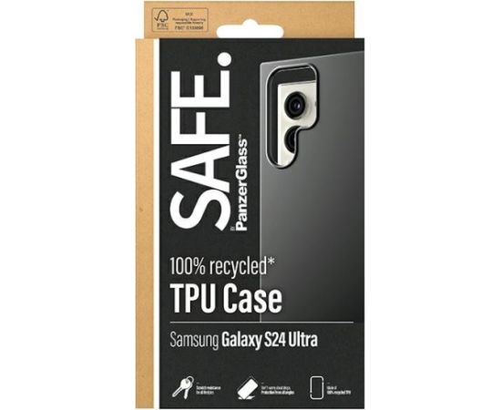 PanzerGlass SAFE95677 Aizmugurējais Apvalks priekš Samsung Galaxy S24 Ultra Neoriģinālie Maciņi