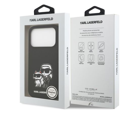 Karl Lagerfeld Liquid Silicone K&CH Sketch MagSafe Case Чехол для Apple iPhone 17 Pro Чехлы - альтернативные