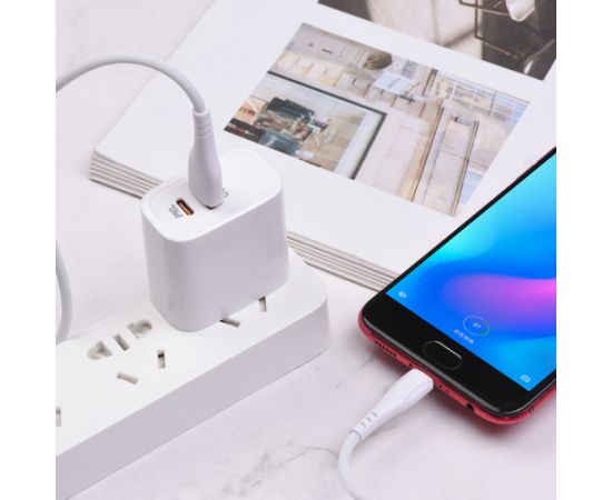 OEM Borofone Cable BX37 Wieldy - USB to Micro USB - 1 metre white Дата USB-кабели