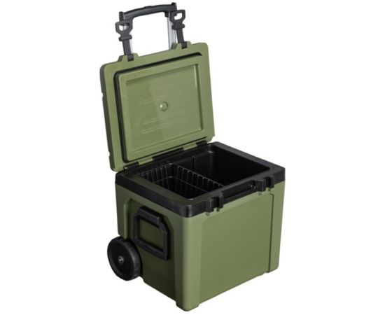 Stanley Aukstuma kaste ar riteņiem The Easy-Carry Outdoor Wheeled Cooler 47L tumši zaļa Aukstuma kastes Stanley Aukstuma kaste ar riteņiem The Easy-Carry Outdoor Wheeled Cooler 47L tumši zaļa Aukstuma kastes