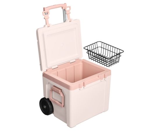 Stanley Aukstuma kaste ar riteņiem The Easy-Carry Outdoor Wheeled Cooler 47L gaiši rozā Aukstuma kastes Stanley Aukstuma kaste ar riteņiem The Easy-Carry Outdoor Wheeled Cooler 47L gaiši rozā Aukstuma kastes