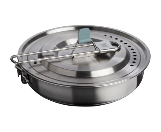 Stanley Ēdienu gatavošanas komplekts kempingā Wildfare Core Fry Pan Cookset 0,94L zilganpelēks/tumši pelēks Katli