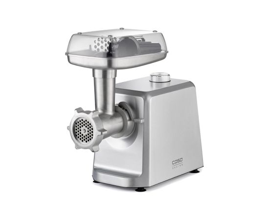 Caso Meat Mincer FW 2500 Stainless Steel 2500 W Number of speeds 2 Throughput (kg/min) 2.5 3 stainless steel cutting plates (3 mm, 5 mm and 8 mm), Sausage filler, Cookie attachment with 4 moulds, Stuffer Gaļas maļamās mašīnas