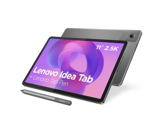 Lenovo Tab (without power adapter) Idea Tab 11 " Luna Grey IPS 2560 x 1600 pixels MediaTek Dimensity 6300 8 GB Soldered LPDDR4x 128 GB 5G Wi-Fi Front camera 5 MP Rear camera 8 MP Bluetooth 5.2 Android 15 or Later Warranty 24 month(s) Lenovo Tab Pen Planšetdatori