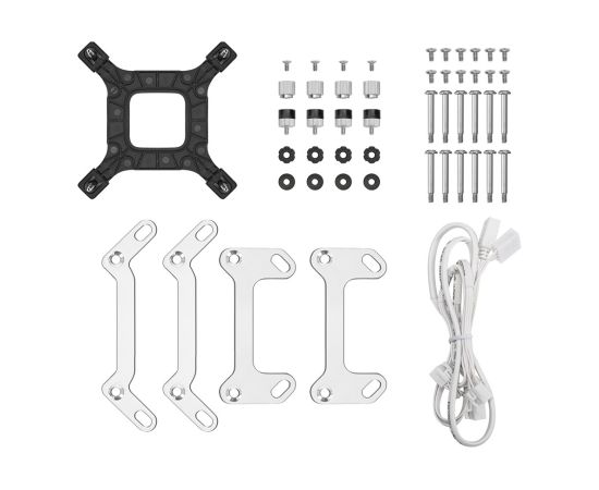 DeepCool LQ360 WH Processor Liquid cooling kit 12 cm Black 1 pc(s) Охлаждение процессора