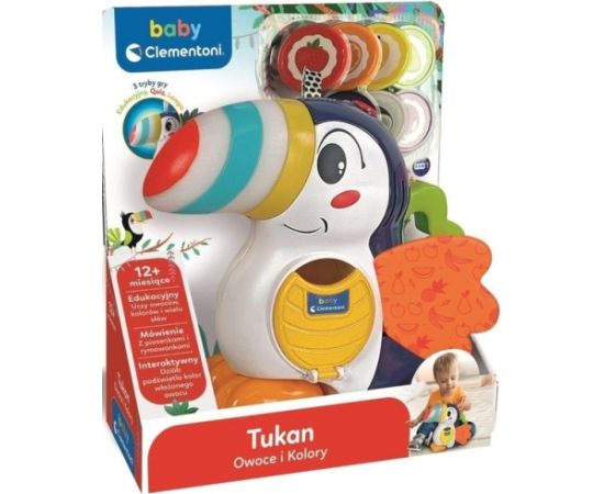 Clementoni Tukan Adrian - Owoce i kolory Mazuļiem