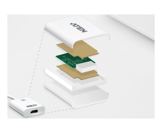 ATEN 4K Active DisplayPort to HDMI converter, 3D, up 3840 by 2160 @30Hz Aдаптеры