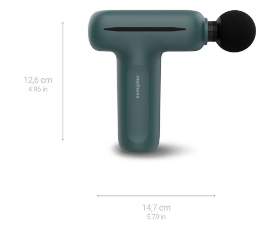 Medisana MG 200 massager Muscle Black, Grey Jaunumi - Skaistums