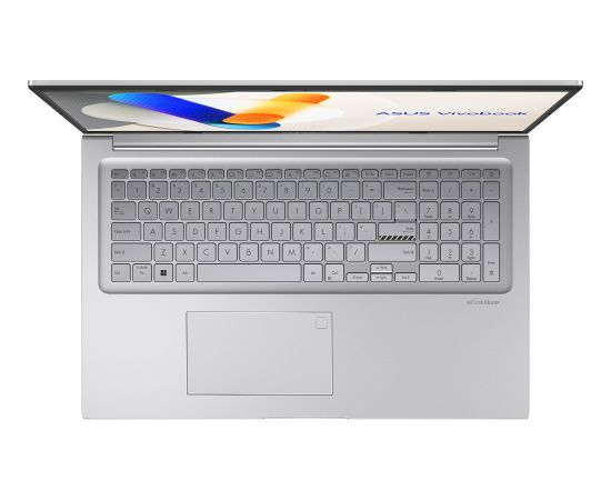 ASUS Vivobook 17 X1704VA-AU817W Core 5 120U 17.3"FHD IPS-level Panel 60Hz 250nits AG 16GB DDR4 SSD512 Intel Graphics WLAN+BT Cam720p 50WHrs Win11 Cool Silver Portatīvie datori