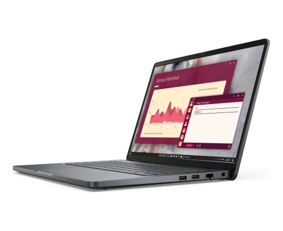 Dell Pro 14  U5 235U  16GB  512GB SSD  FgrPr+SmtCd  FHD IR Cam & Mic  WLAN + BT  14.0" FHD+  US Backlit Kb   65W W11Pro 3yrs Prosupport   BTO120_PC14250_EMEA Portatīvie datori