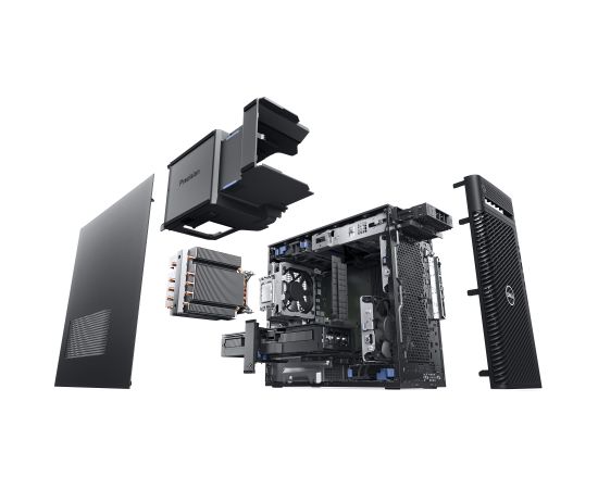 DELL Precision 3680 Tower i9 14900  32GB 2x16  1TB SSD  RTX A1000 8GB  no DVD  no kbd & mouse  W11Pro  3Yrs Basic Onsite   210-BLLP? S34 Персональные компьютеры