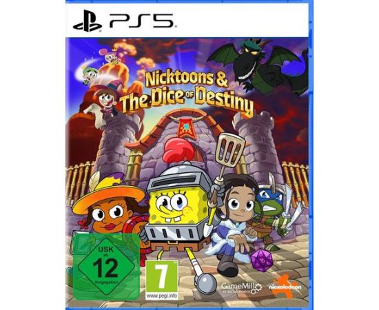 PS5 Nicktoons & The Dice of Destiny Playstation 5 video spēle Игры для PlayStation 5 (PS5)
