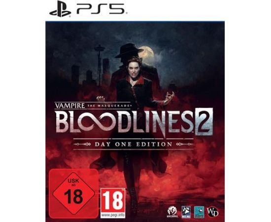 PS5 Vampire The Masquerade Bloodlines 2 Day One Edition Playstation 5 video spēle Игры для PlayStation 5 (PS5)