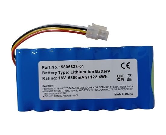 Extradigital Power Tool Battery  HUSQVARNA 5806833-01, 18V, 6.8Ah, Li-ion Akumulatori