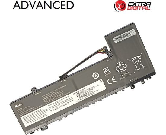 Extradigital Notebook Battery LENOVO L22B3PA4, 4750mAh, Extra Digital Advanced Portatīvo datoru baterijas