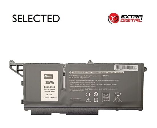 Extradigital Аккумулятор для ноутбука DELL 293F1, 3300mAh, Extra Digital Selected Portatīvo datoru baterijas