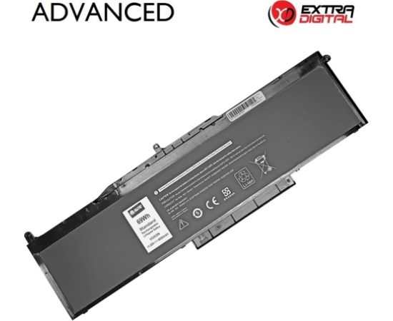 Extradigital Аккумулятор для ноутбука DELL VG93N, 6000mAh, Extra Digital Advanced Portatīvo datoru baterijas