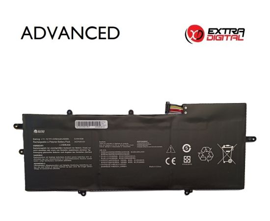 Extradigital Аккумулятор для ноутбука ASUS C31N1538, 4350mAh, Extra Digital Advanced Portatīvo datoru baterijas