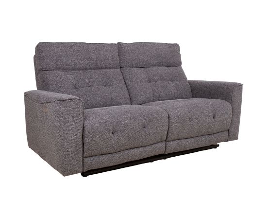 Recliner sofa BOSCO 2,5-seater with electric mechanism, grey