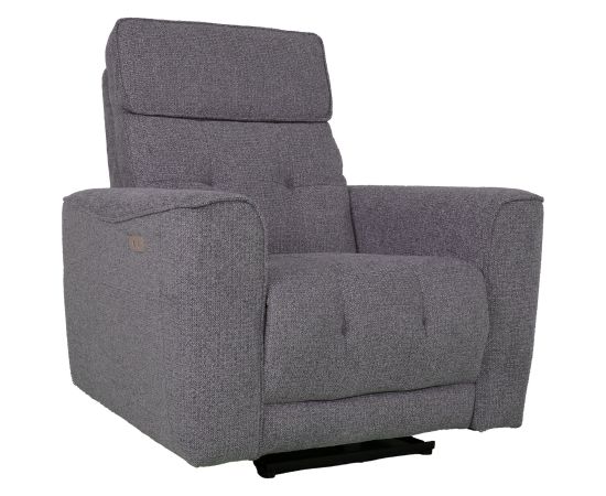 Recliner armchair BOSCO with electric mechanism, grey Recliner armchair BOSCO with electric mechanism, grey