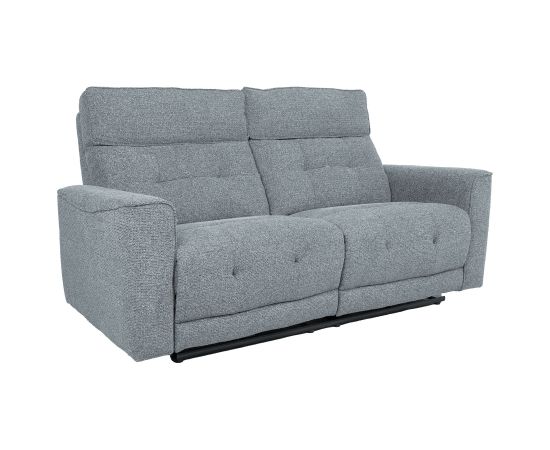 Recliner sofa BOSCO 2,5-seater with electric mechanism, bluish grey
