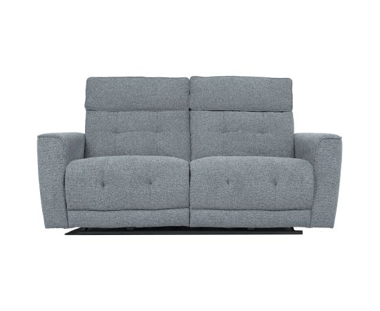 Recliner sofa BOSCO 2,5-seater with electric mechanism, bluish grey