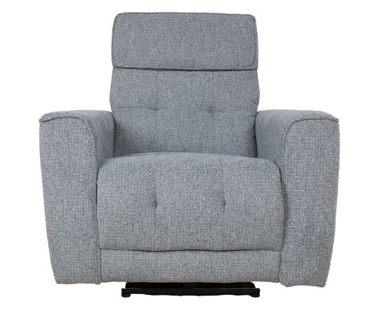 Recliner armchair BOSCO with electric mechanism, bluish grey Recliner armchair BOSCO with electric mechanism, bluish grey