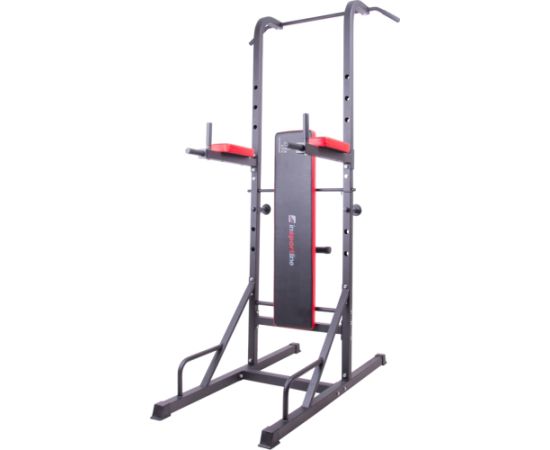 Hanteļu komplekts ar dip staciju inSPORTline Power Tower 3-50 kg Vingrošanas statīvi