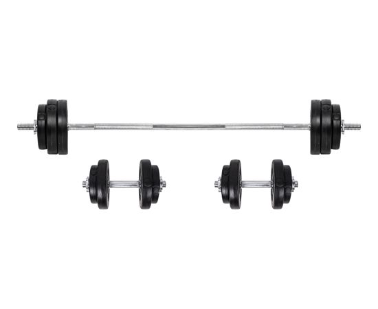 Hanteļu komplekts ar dip staciju inSPORTline Power Tower 3-50 kg Vingrošanas statīvi