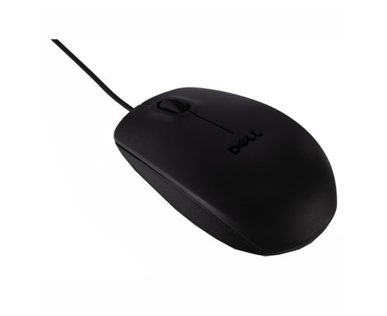 Dell Optical Mouse MS116 Cable, Black, USB 2.0, Black